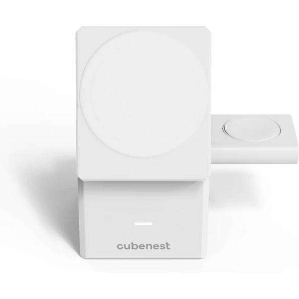 Cubenest 3in1 Magnetic Wireless charger E311 White - Nabíjačky - Obrázok R6S8000J01