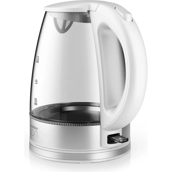 Niceboy ION Kettle K1 Crystal glass white - Rychlovarné konvice - Obrázok R6TA000J01