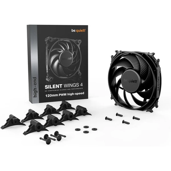 Be quiet! Silent Wings 4 PWM high-speed 120mm - Ventilátory pre PC - Obrázok R6VG300401