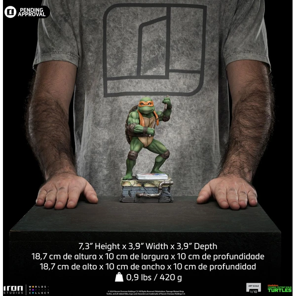 Soška Iron Studios Art Scale 1/10 TMNT Movie - Michelangelo - Sochy a sošky - Obrázok R6YA000L01
