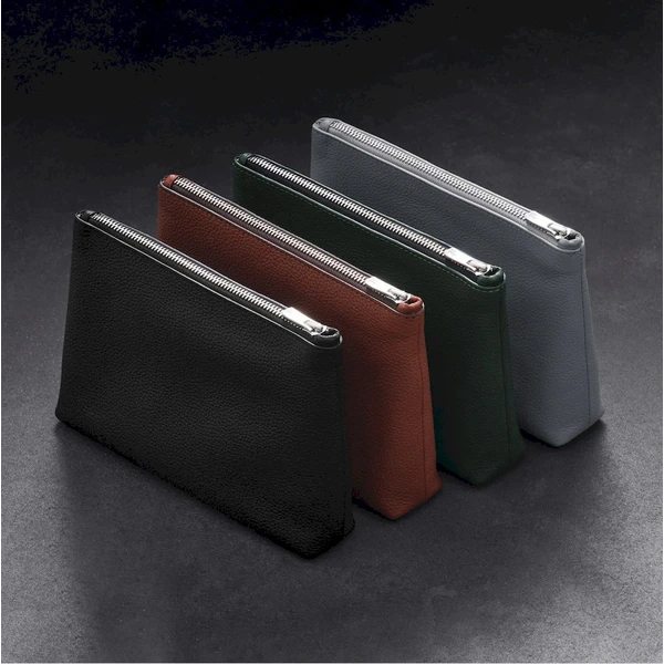 Woolnut Leather Pouch kožené púzdro čierne - Organizéry - Obrázok R768000701