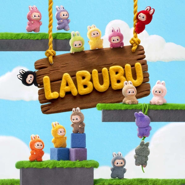 POP MART Labubu Monsters - Pin For Love Series Blind box (N-Z) - Figúrky - Obrázok R77H000K01