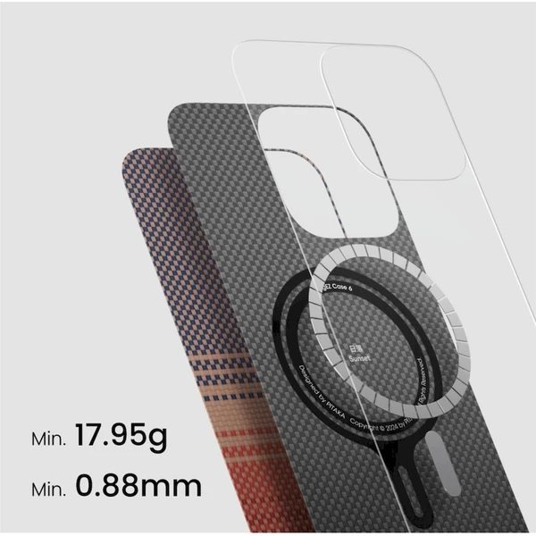 Pitaka MagEZ Case 5 MagSafe kryt iPhone 16 Sunset - Puzdra - Obrázok R788000O01