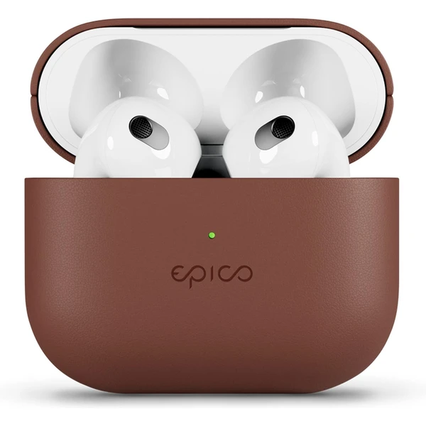 Epico kožený kryt pre Airpods 3 hnedý - Puzdra - Obrázok R7C9000K01