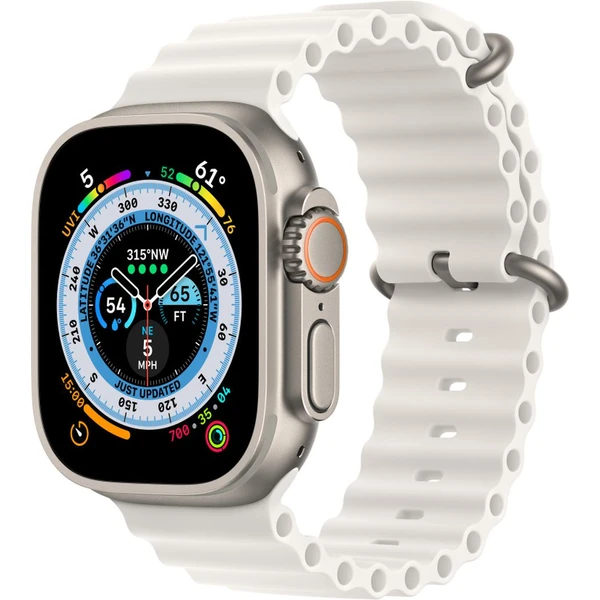 Apple Watch 49/45/44mm biele predĺženie oceánskeho remienka - Remienky - Obrázok R7DWF00101