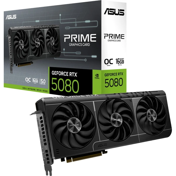 ASUS PRIME NVIDIA GeForce RTX 5080 16GB GDDR7 OC - Grafické karty - Obrázok R7JB000O01