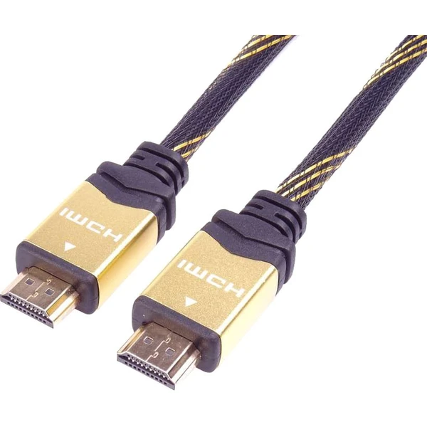 PremiumCord HDMI 2.0b/HDMI 2.0b kábel s ethernetom 4K 2m čierny - Káble a redukcie - Hlavný obrázok