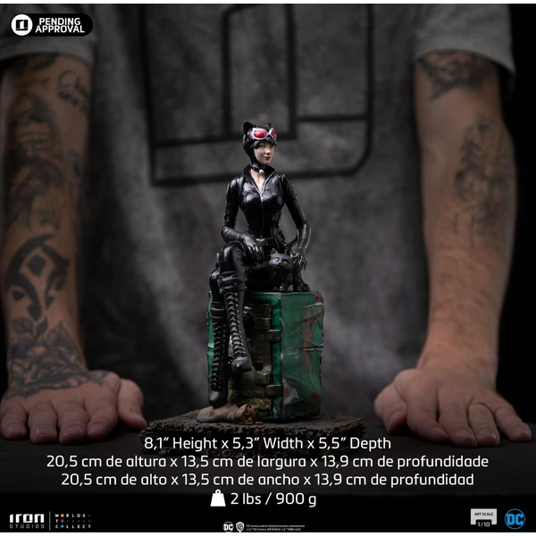 Soška Iron Studios Art Scale 1/10 DC: Gotham City Sirens - Catwoman 20,5 cm - Sochy a sošky - Obrázok R7YA000L01