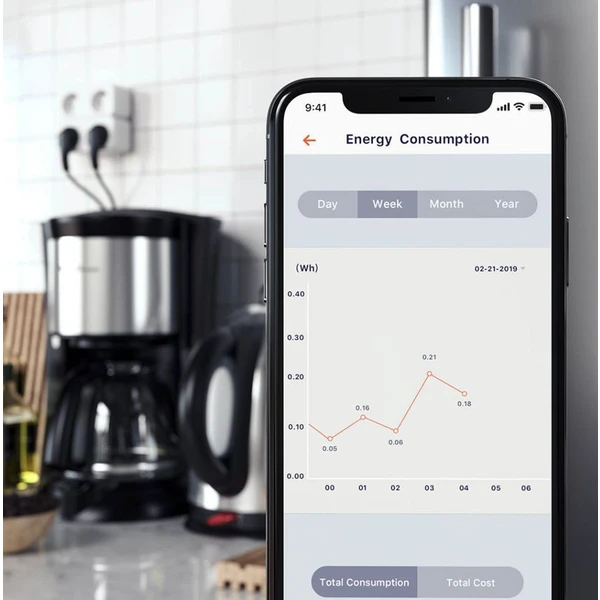 Satechi Homekit múdra zásuvka s dvoma vstupmi biela - Inteligentné zásuvky - Obrázok R813200301