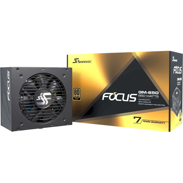 Seasonic Focus Gold - 650W semi-modular - Zdroje - Obrázok R84C000L01