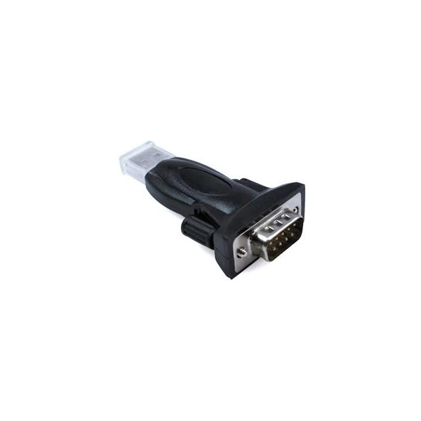 PremiumCord USB-A/COM (DE-9) redukcia čierna - Káble a redukcie - Hlavný obrázok