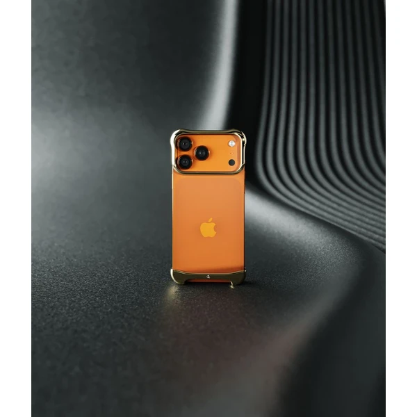 Arc Pulse hliníkový ochranný rám iPhone 17 Pro Max zlatý - Puzdra - Obrázok R8DJ000K01