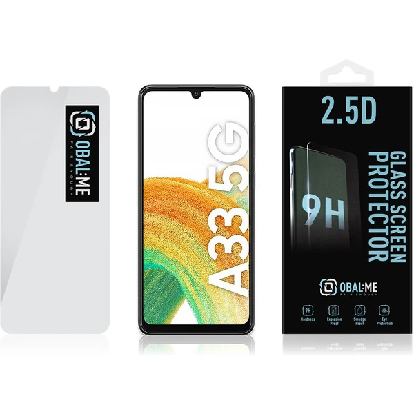 Obal:Me 2.5D tvrdené sklo Samsung Galaxy A33 5G číre - Ochranné fólie a sklo - Obrázok R8K6000701