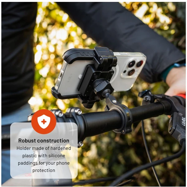 FIXED Bikee Plus univerzálny držiak na bicykel čierny - Držiaky - Obrázok R8Y3000P01