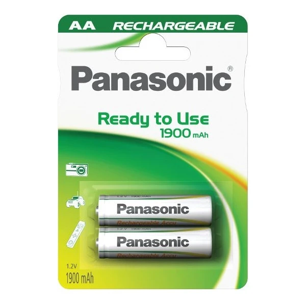 Panasonic (Ready to Use) AA nabíjacia batéria HHR-3MVE 1900mAh (2ks) - Batérie - Hlavný obrázok