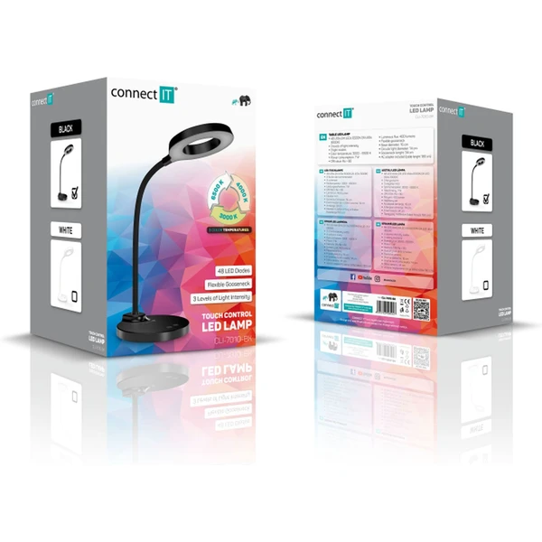 CONNECT IT GLOW stolný Led lampička čierna - Lampičky - Obrázok R9N0000P01