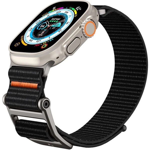 Spigen DuraPro Flex Ultra remienok Apple Watch 49/46/45/44/42mm čierny - Remienky - Obrázok R9N2000P01