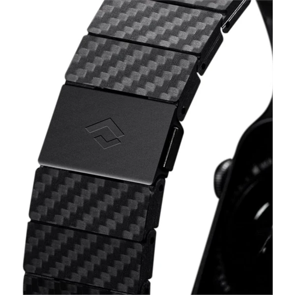 Pitaka Carbon Fiber remienok Apple Watch 49/45/44/42 mm čierny - Remienky - Obrázok R9PM600301