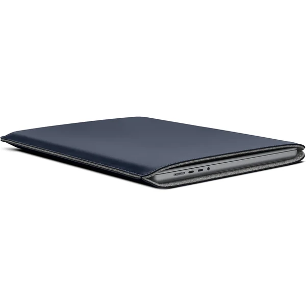Woolnut Coated PU Sleeve púzdro pre 16" MacBook Pro tmavo modré - Puzdra - Hlavný obrázok