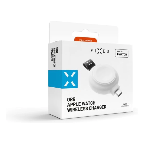 FIXED Orb magnetický nabíjací adaptér pre Apple Watch s podporou rýchlonabíjania, MFI certifikácia b - Nabíjačky - Obrázok RAV4000601