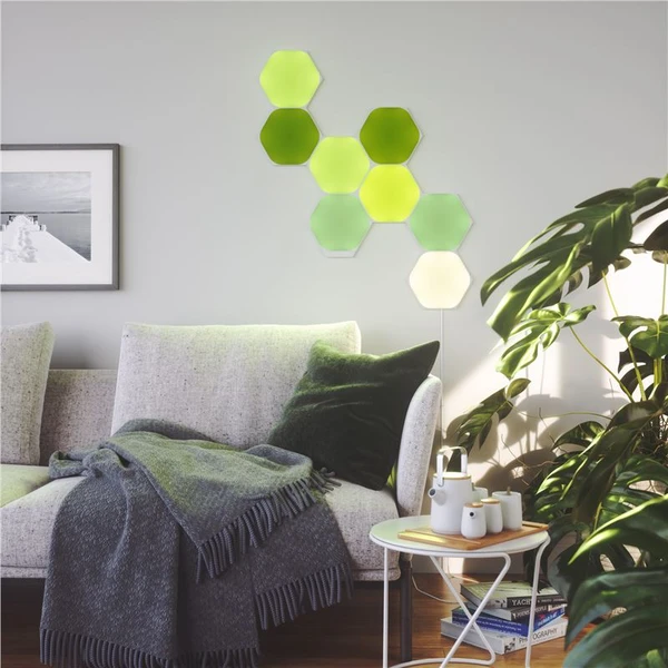 Nanoleaf Shapes Hexagons Smarter Kit 15 Panels - Inteligentné osvetlenie - Obrázok RAZ3600301
