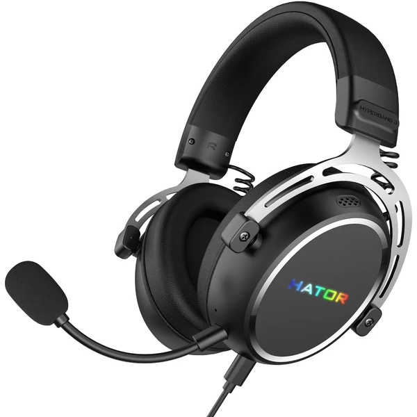 HATOR HYPERGANG 3 USB headset čierny - Slúchadlá - Hlavný obrázok