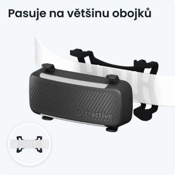 Tractive GPS DOG 6 lokátor polohy a aktivity pre psov čierny - GPS Moduly  - Obrázok RBTD000L01