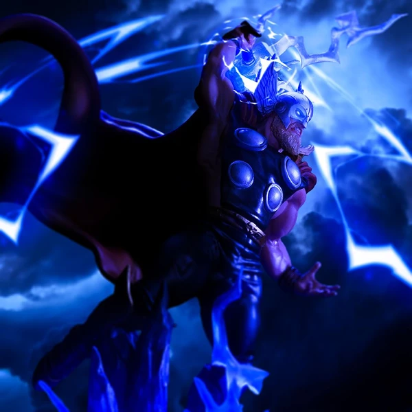 Soška Iron Studios Marvel: Infinity Gauntlet Diorama - Thor Deluxe BDS Art Scale 1/10 - Sochy a sošky - Obrázok RBX1000N01