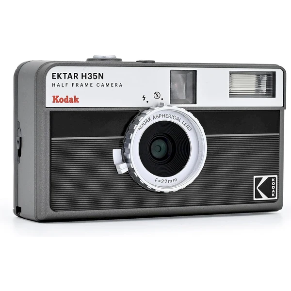 Kodak EKTAR H35N Striped Analógový fotoaparát čierny - Fotoaparáty - Obrázok RDO0000L01