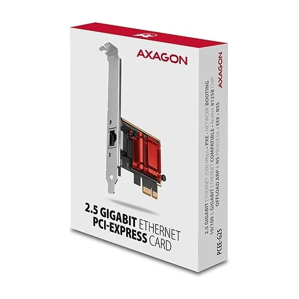 AXAGON PCEE-G25 2.5 gigabit sieťová karta - Sieťové karty - Obrázok RDS6000701
