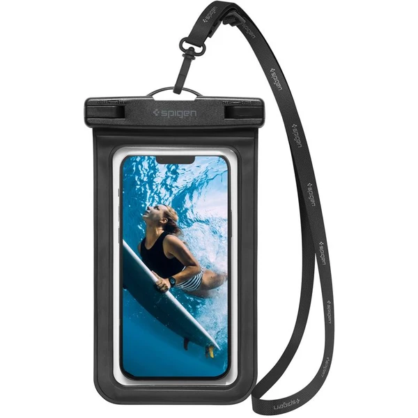 Spigen Aqua Shield vodeodolné púzdro A601 1 Pack čierne - Puzdra - Hlavný obrázok