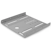 AXAGON RHD-125S, kovový rámček pre 1x 2.5' HDD/SSD do 3.5' pozície, sivý - Rámiky na disky