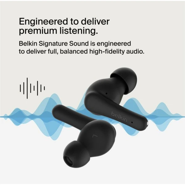 Belkin SOUNDFORM™ Rhythm bezdrôtové slúchadlá čierna - Slúchadlá - Obrázok RFCF000O01