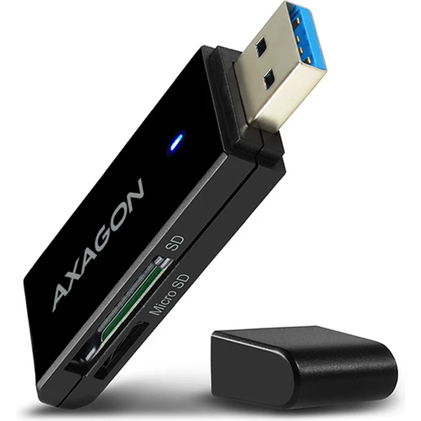 AXAGON čítačka SD/microSD kariet CRE-S2N USB-A - Čítačky pamäťových kariet - Hlavný obrázok