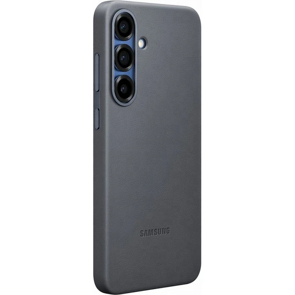 Samsung Kindsuit Case kryt z vegánskej kože Galaxy S25+ čierny - Puzdra - Obrázok RGCC000J01