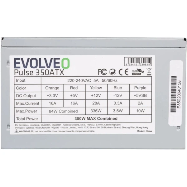 EVOLVEO 350W bulk - Zdroje - Obrázok RGNF000K01