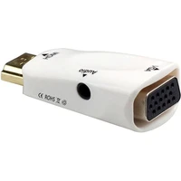 PremiumCord HDMI/VGA + 3,5mm redukcia biela - Káble a redukcie