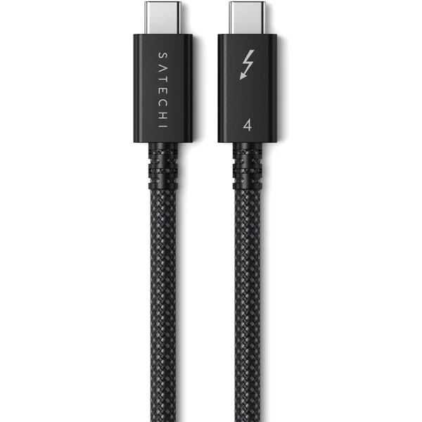 Satechi Thunderbolt 4 Pro napájací kábel 8K 240W 1m čierny - Káble a redukcie - Obrázok RH00000J01