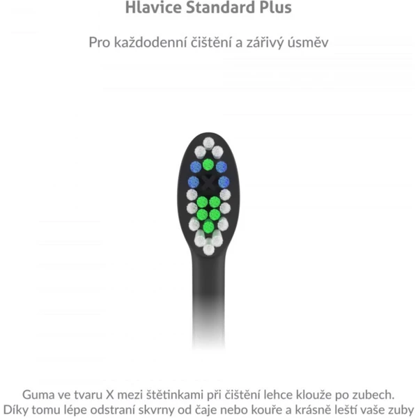 TrueLife SonicBrush K-série heads Standard Plus black 2 pack - Náhradné hlavice - Obrázok RHVH100501