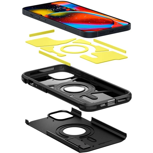 Spigen Tough Armor Mag kryt iPhone 14 čierny - Puzdra - Obrázok RI2H300401