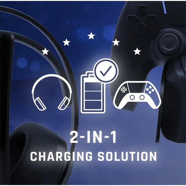 snakebyte PS5 Dual Charge 5 & Headset Stand™ (white) - Nabíjačky - Obrázok RI3K100501
