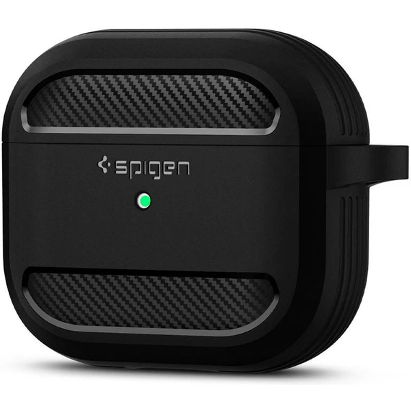 Spigen Rugged Armor púzdro pre AirPods 3 čierne - Puzdra - Obrázok RII0100501