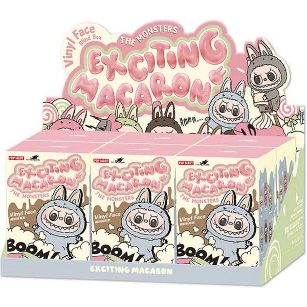 POP MART Labubu The Monsters - Exciting Macaron Blind Box - Figúrky - Obrázok RIJE000K01