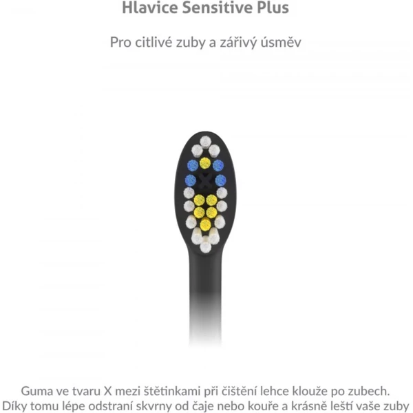 TrueLife SonicBrush K-série hlavy Sensitive black 2 pack - Náhradné hlavice - Obrázok RIVH100501