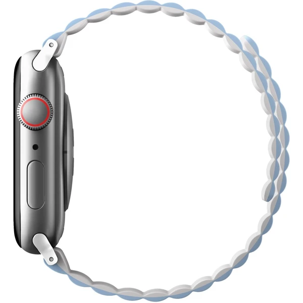 UNIQ Revix obojstranný remienok pre Apple Watch 49/46/45/44/42mm Arctic (biely/modrý) - Remienky - Obrázok RJM6000601