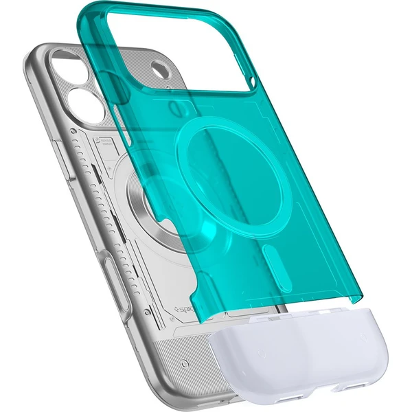 Spigen Classic C1 MagSafe kryt iPhone 17 Pro bondi blue - Puzdra - Obrázok RJMH000K01
