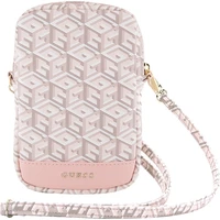 Guess PU G Cube Wallet Phone Bag Zipper ružový - Popruhy a crossbody