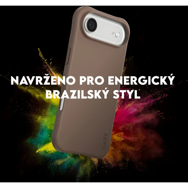 PanzerGlass® CARE Samba kryt s MagSafe Apple iPhone Air Espresso - Puzdra - Obrázok RKDH000K01