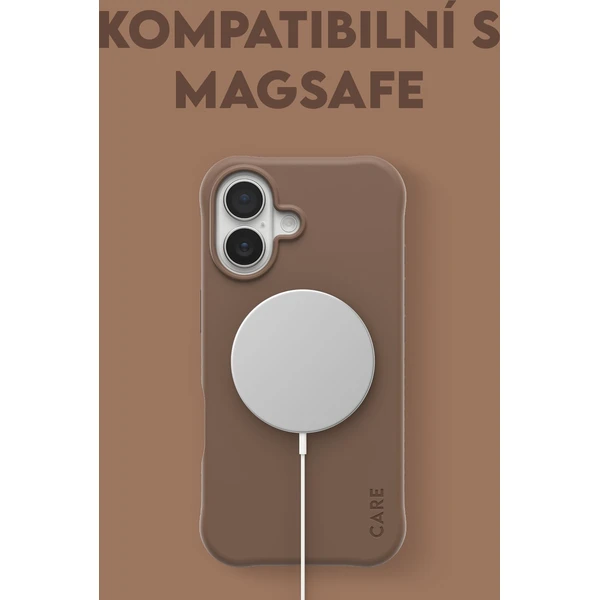 PanzerGlass® CARE Samba kryt s MagSafe Apple iPhone 17 Espresso - Puzdra - Obrázok RLDH000K01