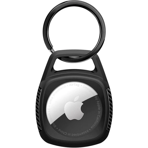 Spigen Rugged Armor Apple AirTag čierne - Puzdra - Obrázok RLPGF00101